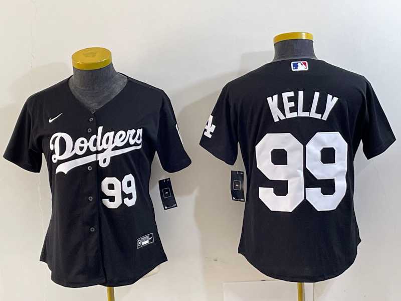 Women's Los Angeles Dodgers #99 Joe Kelly Number Black Stitched Cool Base Nike Jersey,We sell and wholesale Women's Los Angeles Dodgers #99 Joe Kelly Number Black Stitched Cool Base Nike Jersey on line form chian!